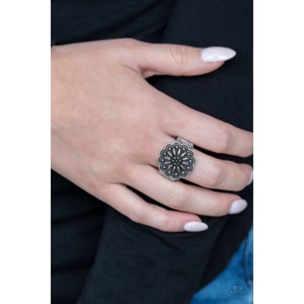 Desert Sunflower Silver Ring (85)